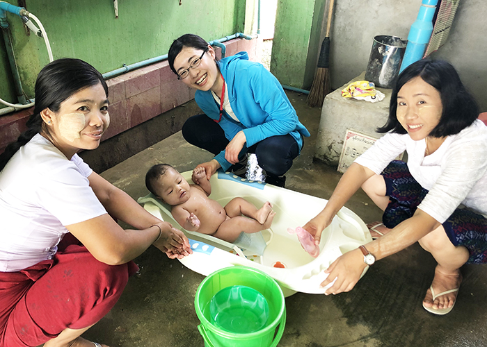 ミャンマー 孤児院交流と保育士体験 6日間