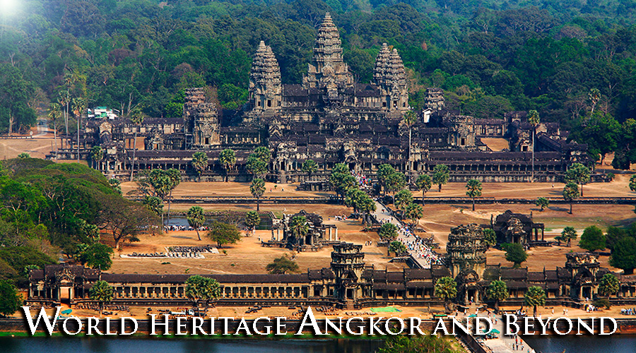 カンボジアのアンコールワット遺跡