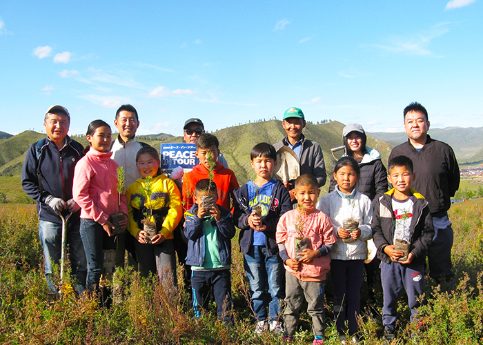 モンゴル地球緑化クラブ トングリ村植林活動と交流のスタディツアー 4泊5日