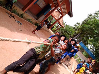 カンボジアの小学校で運動会をしよう！